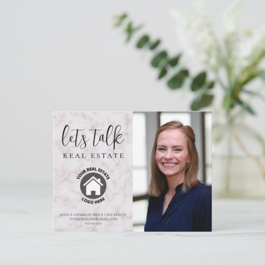 プロフェッショナル連絡大理石情報フォト実在エテート ポストカード (スタンド正面)