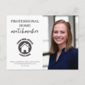 プロフェッショナル連絡情報写真実在財産 ポストカード (正面)