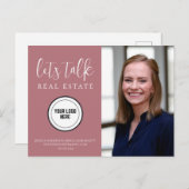 プロフェッショナル連絡情報写真実在財産 ポストカード (正面/裏面)