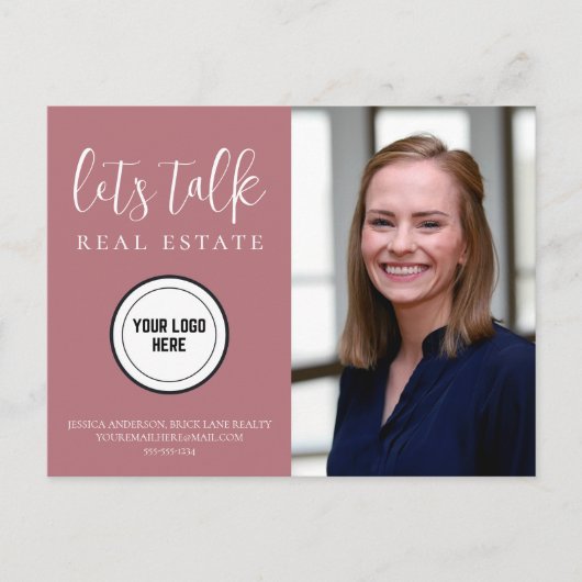 プロフェッショナル連絡情報写真実在財産 ポストカード (正面)