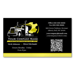 プロフェッショナル運送運送運送会社の修理 マグネット名刺