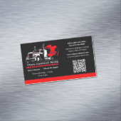 プロフェッショナル運送運送運送会社の修理 マグネット名刺 (インサイチュ)