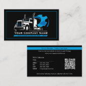 プロフェッショナル運送運送運送会社の修理 名刺 (正面/裏面)