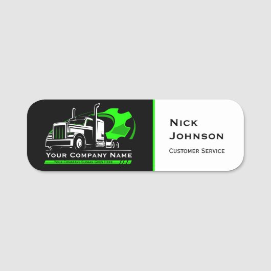 プロフェッショナル運送運送運送会社の修理 名札 (正面)