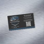 プロフェッショナル運送運送運送会社QRコード マグネット名刺 (インサイチュ)