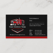 プロフェッショナル運送運送運送会社QRコード 名刺 (正面)