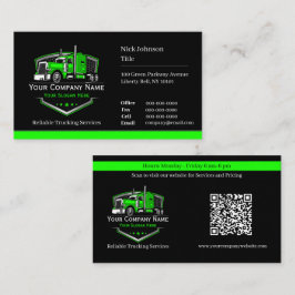 プロフェッショナル運送運送運送会社QRコード 名刺
