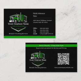 プロフェッショナル運送運送運送会社QRコード 名刺