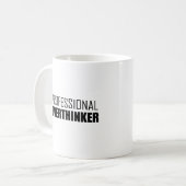 プロフェッショナル過大論者 コーヒーマグカップ (正面左)