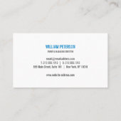 プロフェッショナル配管ロゴドロップレンチ黒 名刺 (裏面)