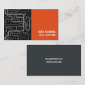 プロフェッショナル配管会社 名刺 (正面/裏面)