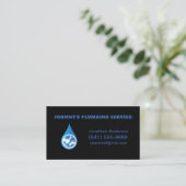 プロフェッショナル配管水道水道水道水道水道水道水道管 名刺 (スタンド正面)