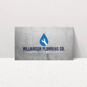 プロフェッショナル配管用ロゴフェイクメタル 名刺