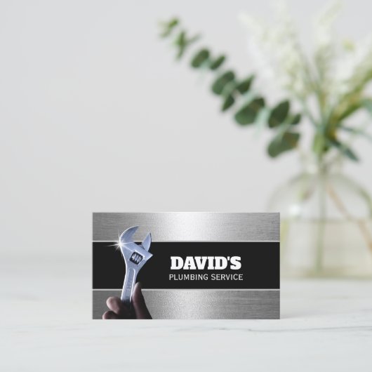 プロフェッショナル配管用金属配管設備 名刺 (スタンド正面)