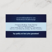 プロフェッショナル配管設備 名刺 (裏面)