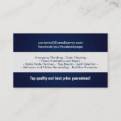 プロフェッショナル配管設備 名刺 (裏面)