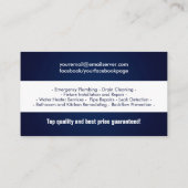 プロフェッショナル配管設備 名刺 (裏面)