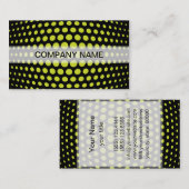 プロフェッショナル酸緑水玉模様模様 名刺 (正面/裏面)