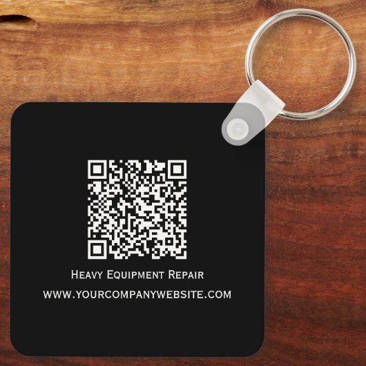 プロフェッショナル重機修理会社 キーホルダー (裏面)