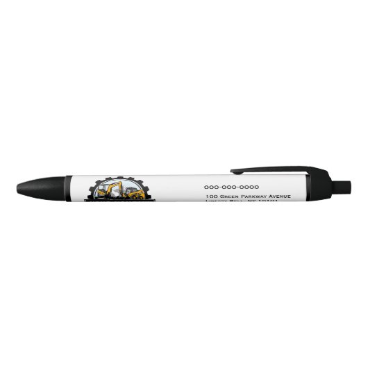 プロフェッショナル重機修理会社 黒ボールペン (トップ)