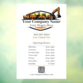 プロフェッショナル重機建築会社 ウィンドウサイン (シート3)