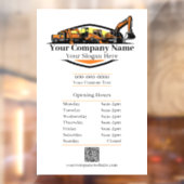 プロフェッショナル重機建築会社 ウィンドウサイン (シート2)