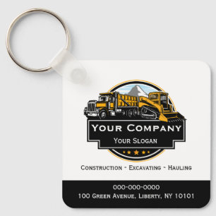 プロフェッショナル重機建築会社 キーホルダー