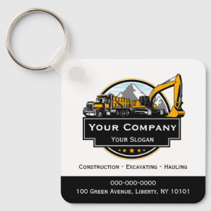 プロフェッショナル重機建築会社 キーホルダー