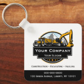 プロフェッショナル重機建築会社 キーホルダー (正面)