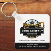 プロフェッショナル重機建築会社 キーホルダー (正面)