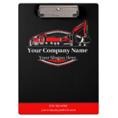 プロフェッショナル重機建築会社 クリップボード (正面)