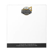 プロフェッショナル重機建築会社 ノートパッド (正面)