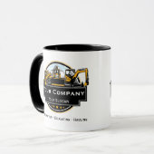 プロフェッショナル重機建築会社 マグカップ (正面左)