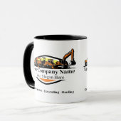 プロフェッショナル重機建築会社 マグカップ (正面左)