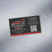 プロフェッショナル重機建築会社 マグネット名刺 (インサイチュ)