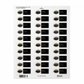 プロフェッショナル重機建築会社 ラベル (フルシート)