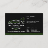 プロフェッショナル重機建築会社 名刺 (正面)