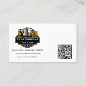 プロフェッショナル重機建築会社 名刺 (裏面)