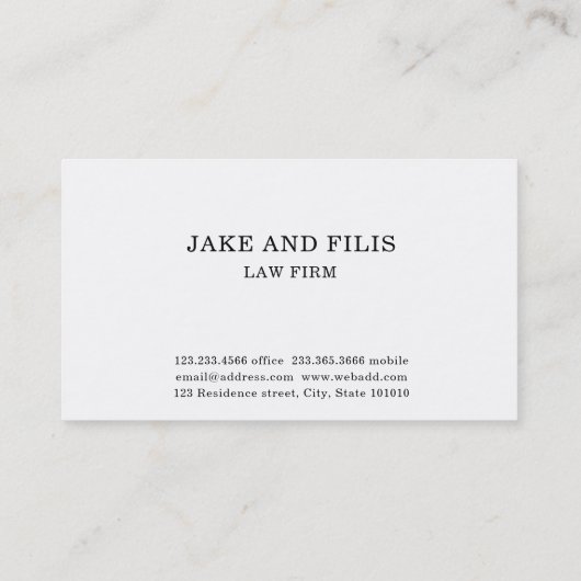 プロフェッショナル金ゴールドはかりで測弁護士法律事務所 名刺 (裏面)