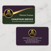 プロフェッショナル金ゴールドショーフール波 名刺 (正面/裏面)