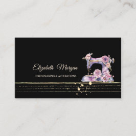 プロフェッショナル金ゴールドストライプ裁縫機 名刺