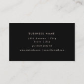 プロフェッショナル金ゴールドフォイルレース曼荼羅名刺 名刺 (裏面)