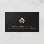 プロフェッショナル金ゴールド屋根建築 名刺 (正面)