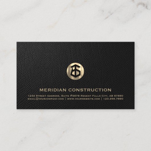 プロフェッショナル金ゴールド屋根建築 名刺 (正面)