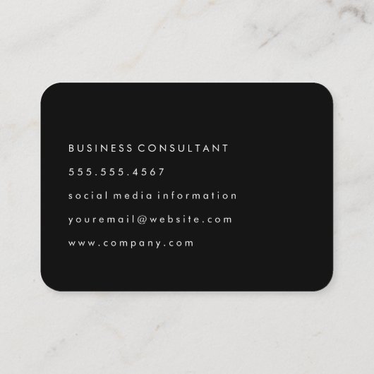 プロフェッショナル金ゴールド水玉模様 名刺 (裏面)