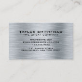 プロフェッショナル金モダン属名刺 名刺 (正面)