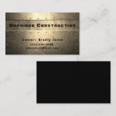 プロフェッショナル金属デザイン建築会社 名刺