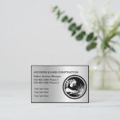 プロフェッショナル金属工具建築会社 名刺 (スタンド正面)