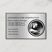 プロフェッショナル金属工具建築会社 名刺 (正面)