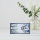 プロフェッショナル金属工具建築会社 名刺 (スタンド正面)